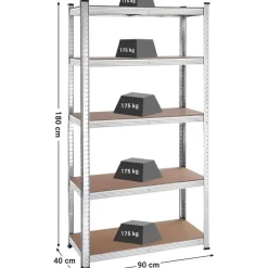 Bobbel Home Stellingkasten Set van 2 Zilver