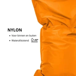 Bobbel Home Zitzak Bella Ruime zitzakken Kussen Nylon 100x150 cm