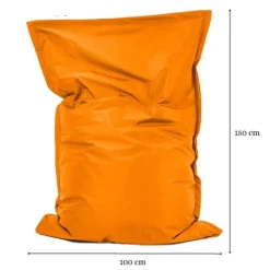 Bobbel Home Zitzak Bella Ruime zitzakken Kussen Nylon 100x150 cm