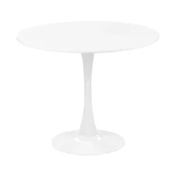 BOCA - Ronde eettafel - Wit - 90 cm - MDF
