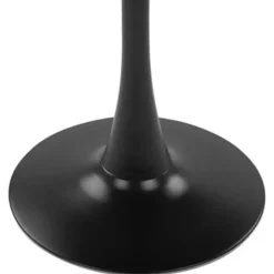 BOCA - Ronde eettafel - Zwart - 90 cm - MDF