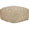 BODLA - Buitenpoef - Beige - 50 x 50 cm - Synthetisch materiaal