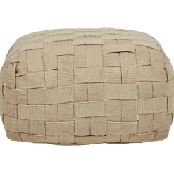 BODLA - Buitenpoef - Beige - 50 x 50 cm - Synthetisch materiaal
