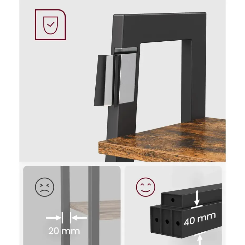 Boekenkast - Vintage Kast - 137,5 x 56 x 34 CM