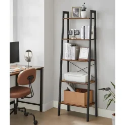 Boekenkast Industrieel - Boekenstandaard - Ladderkast 5 Laags