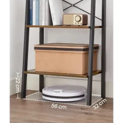 Boekenkast Industrieel - Boekenstandaard - Ladderkast 5 Laags