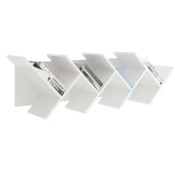 Boekenrek Basil horizontaal - wit