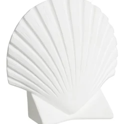 Boekensteun Schelp - off-white - 16x16x5 cm