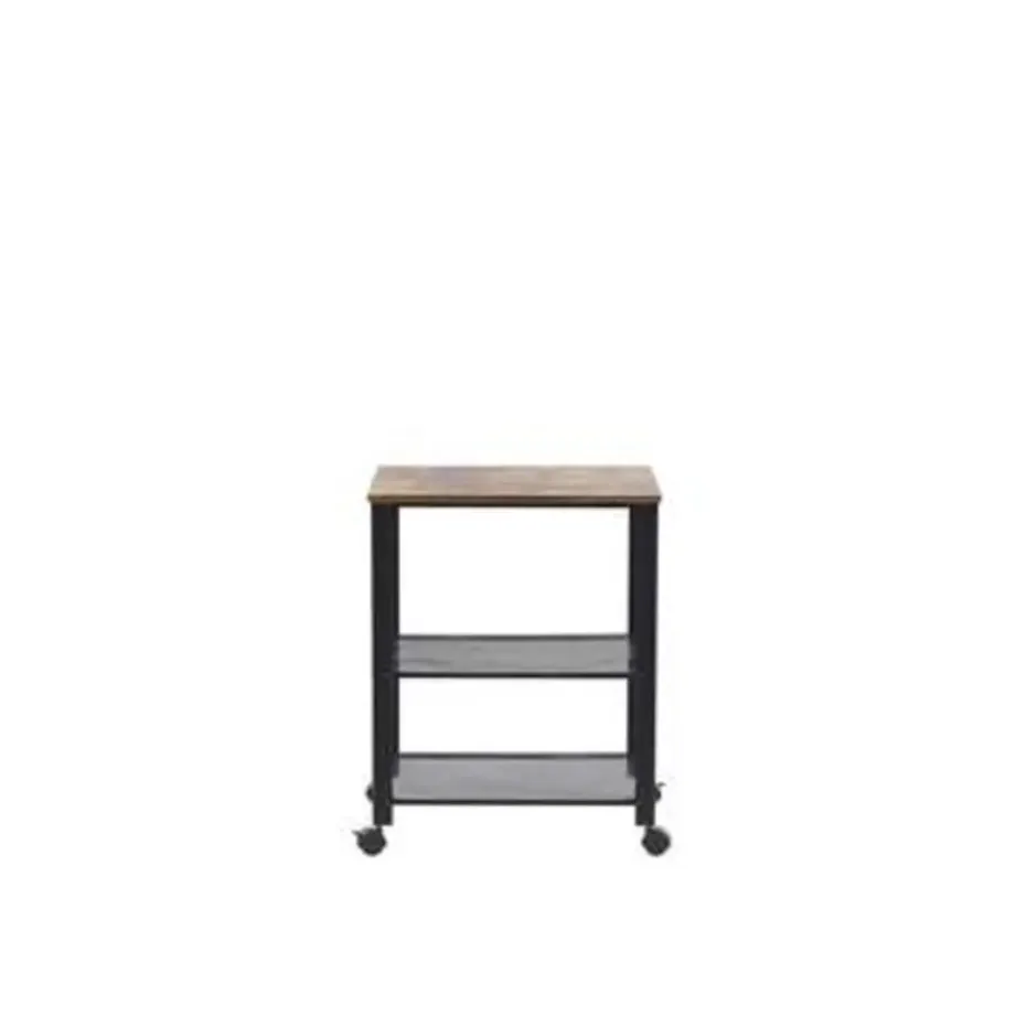BOLZANO - Keukentrolley - Zwart - Spaanplaat
