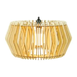 Bomerango Caeser S houten lampenkap small - Ø 43 cm