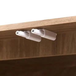 BONDI - Dressoir - Lichtbruin - 80 cm - Spaanplaat/Papiertouw