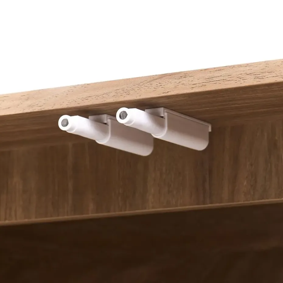 BONDI - Dressoir - Lichtbruin - 80 cm - Spaanplaat/Papiertouw