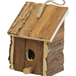 Boon Vogelhuisje - bruin - houten nestkastje - 16 cm