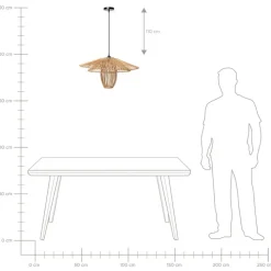 BOTIJAS - Hanglamp - Naturel - Rotan