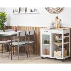 BOVES - Keukentrolley - Wit - MDF