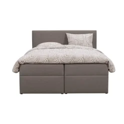 Boxcombinatie met opbergruimte Orebro 6-delig - taupe - 180x200 cm