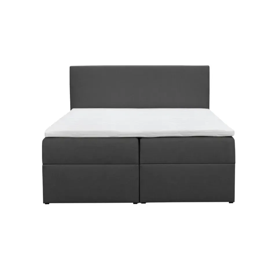 Boxcombinatie met opbergruimte Orebro 6-delig - antraciet - 140x200 cm