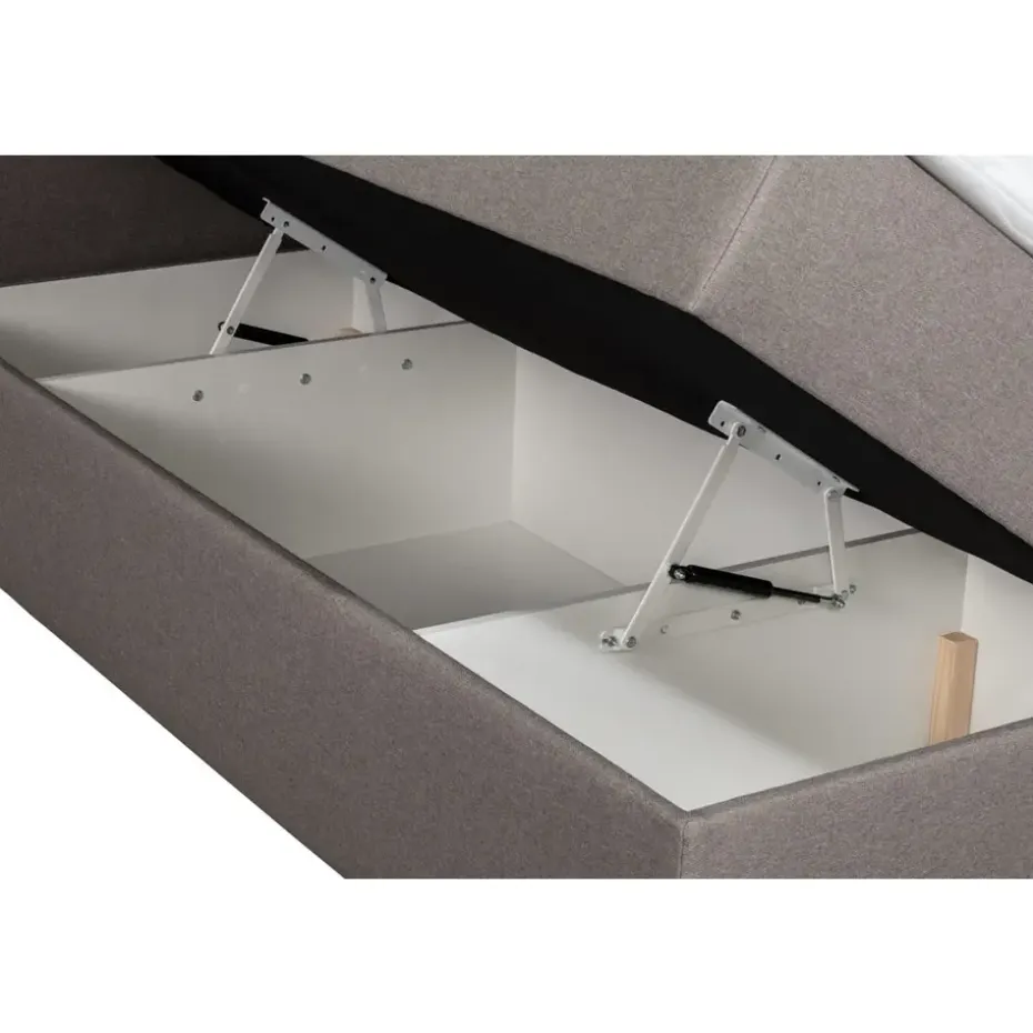 Boxcombinatie met opbergruimte Orebro 6-delig - taupe - 160x200 cm