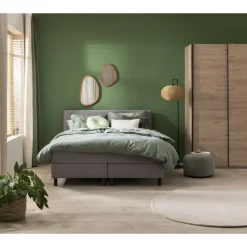 Boxcombinatie Varberg 6-delig - grijs - 180x200 cm