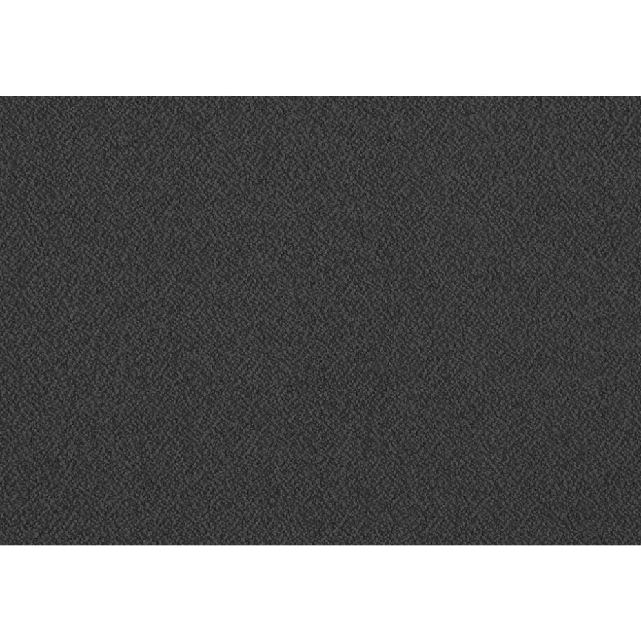 Boxspring Liv egaal - antraciet - 120x200 cm - ronde poot