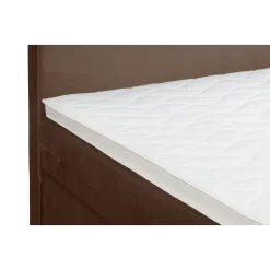Boxspring Liv egaal - bruin - 90x200 cm - ronde poot
