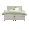 Boxspring Liv egaal - ecru - 160x200 cm - ronde poot