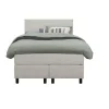 Boxspring Liv egaal - ecru - 120x200 cm - ronde poot