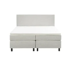 Boxspring Liv egaal - ecru - 180x200 cm - ronde poot