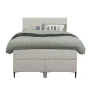 Boxspring Liv egaal - ecru - 120x200 cm - slanke poot