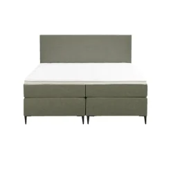 Boxspring Liv egaal - groen - 180x200 cm - slanke poot