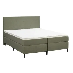 Boxspring Liv egaal - groen - 180x200 cm - slanke poot