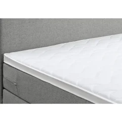 Boxspring Liv egaal - lichtgrijs - 180x200 cm - slanke poot