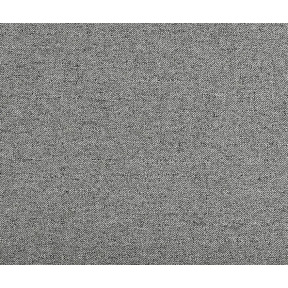 Boxspring Liv egaal - lichtgrijs - 90x200 cm - ronde poot