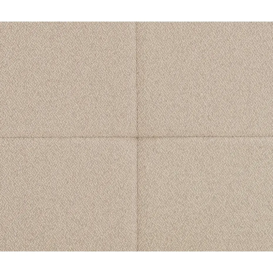 Boxspring Liv geblokt - beige - 180x200 cm - vierkante poot