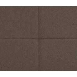 Boxspring Liv geblokt - donkerbruin - 90x200 cm - slanke poot