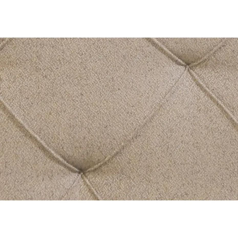 Boxspring Liv geruit - beige - 140x200 cm - ronde poot