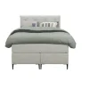Boxspring Liv geruit - ecru - 120x200 cm - slanke poot