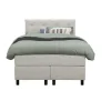 Boxspring Liv geruit - ecru - 120x200 cm - ronde poot