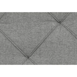 Boxspring Liv geruit - lichtgrijs - 160x200 cm - ronde poot