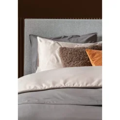 Boxspring met opbergruimte Liv egaal - lichtgrijs - 120x200 cm