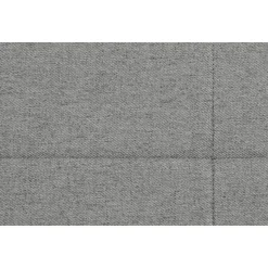 Boxspring met opbergruimte en voetbord Liv geblokt - lichtgrijs - 120x200cm