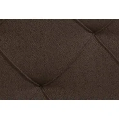 Boxspring met opbergruimte Liv geruit - donkerbruin - 120x200 cm