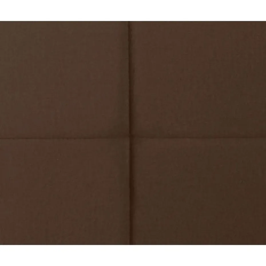 Boxspring met opbergruimte en voetbord Liv geblokt - bruin - 120x200cm