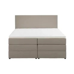 Boxspring met opbergruimte Liv egaal - beige - 160x200 cm