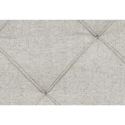 Boxspring met opbergruimte en voetbord Liv geruit - ecru - 180x200cm