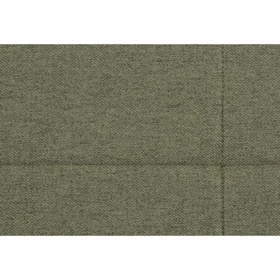 Boxspring met voetbord Liv geblokt - groen - 90x200 cm - ronde poot