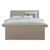 Boxspring met voetbord Liv egaal - beige - 160x200 cm - slanke poot