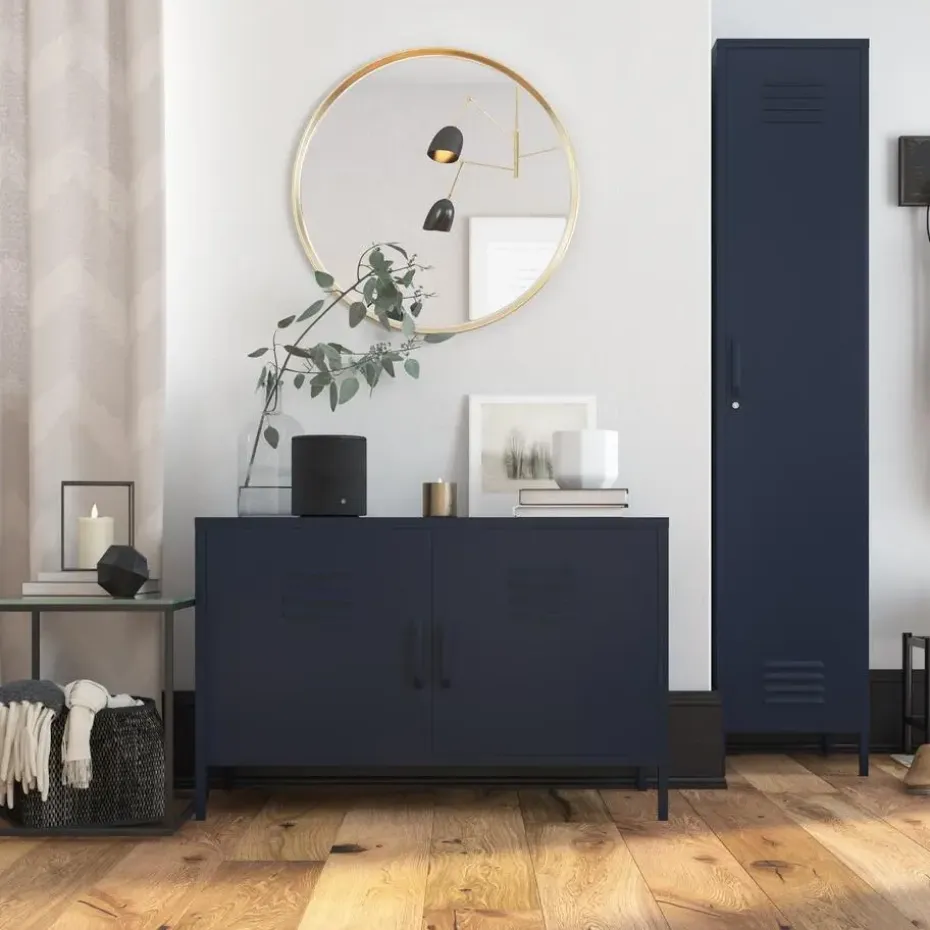 Bradford - Kledingkast met 1 metalen deur