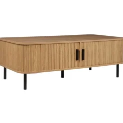 BRADLEY - Salontafel - Lichthout/Zwart - MDF