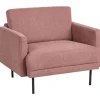 BREDA - Fauteuil - Roze - Polyester